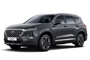 Эва-коврики на Hyundai santa fe IV рест бензин борты